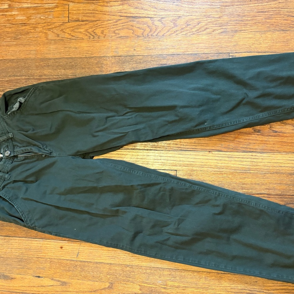 Free People Dark Green Chinos